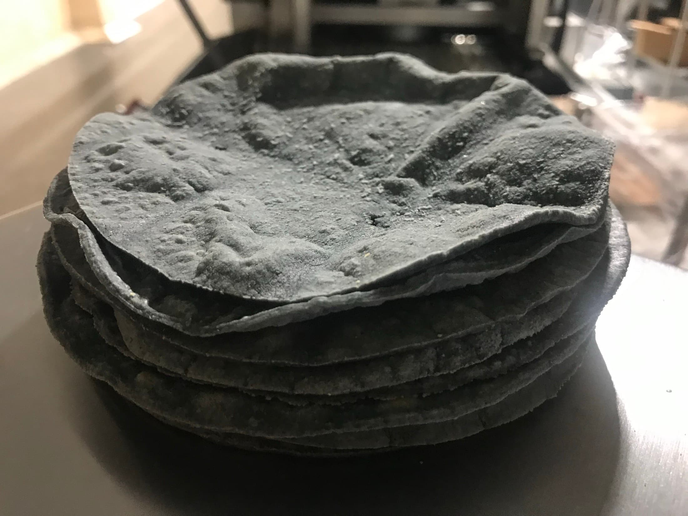 Tortilla de maíz nixtamal